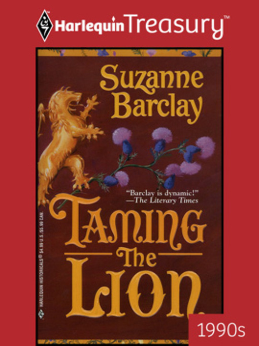 Title details for Taming the Lion by Suzanne Barclay - Available